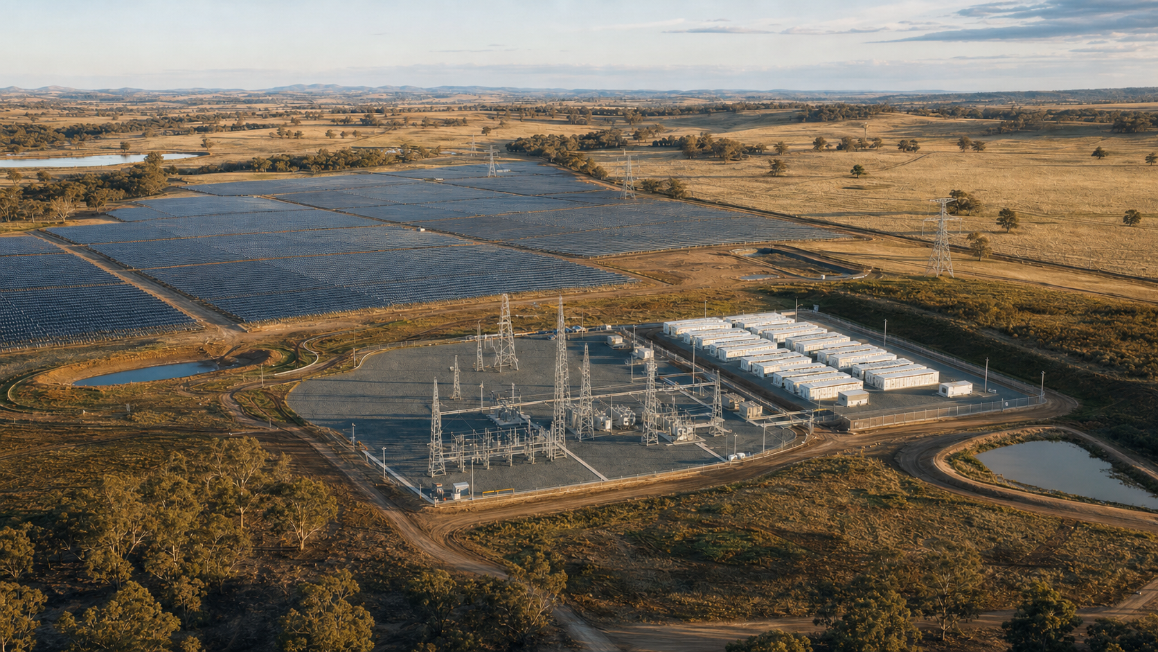 Renewable Energy Precinct with Prominent Storage Systems
