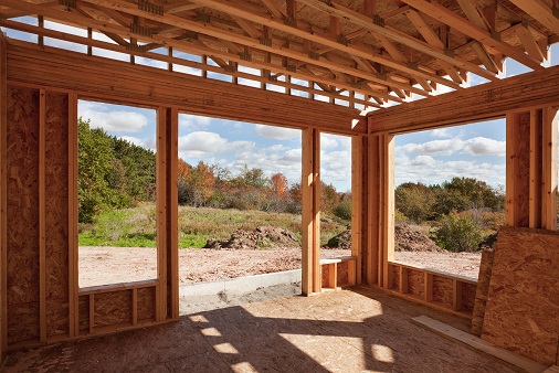New Home Construction; Framed Room created for local Aboriginal land council